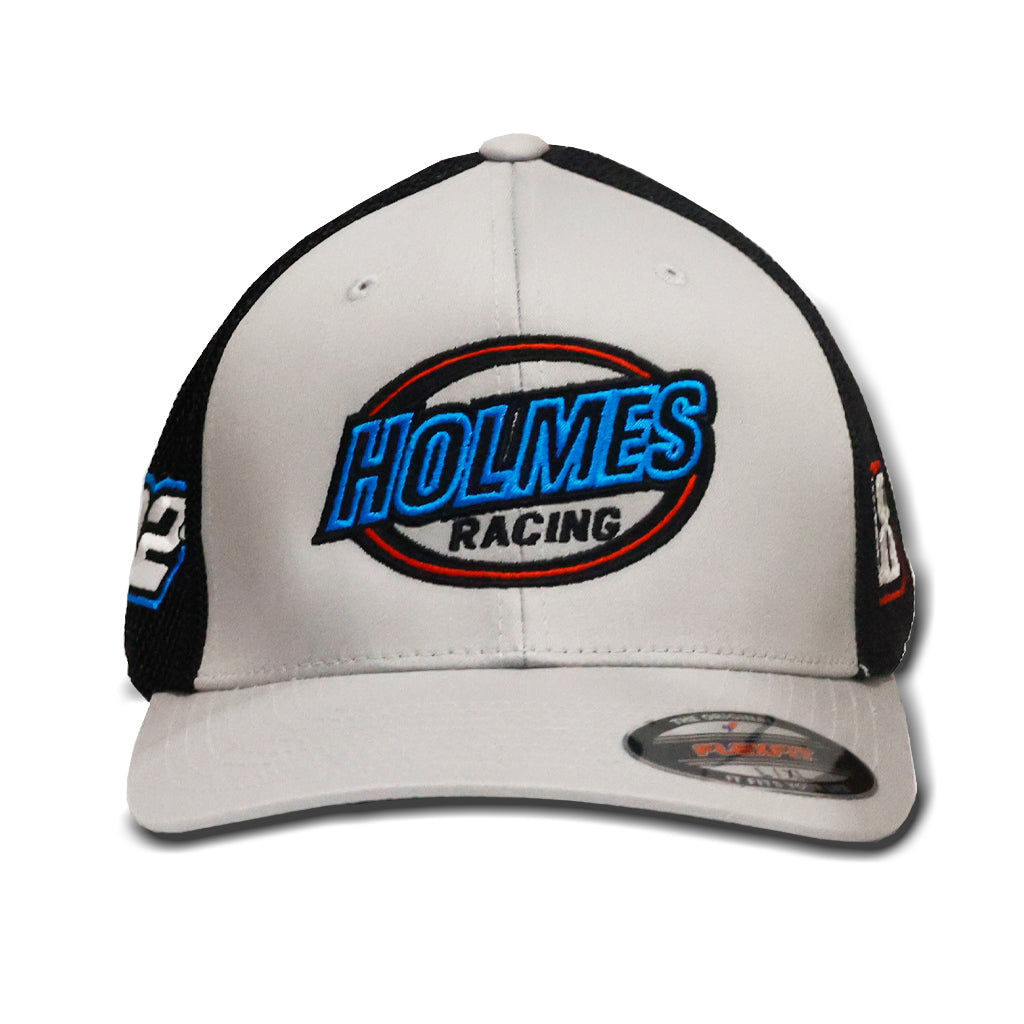 Grey "Holmes Racing" Flex Fit Hat