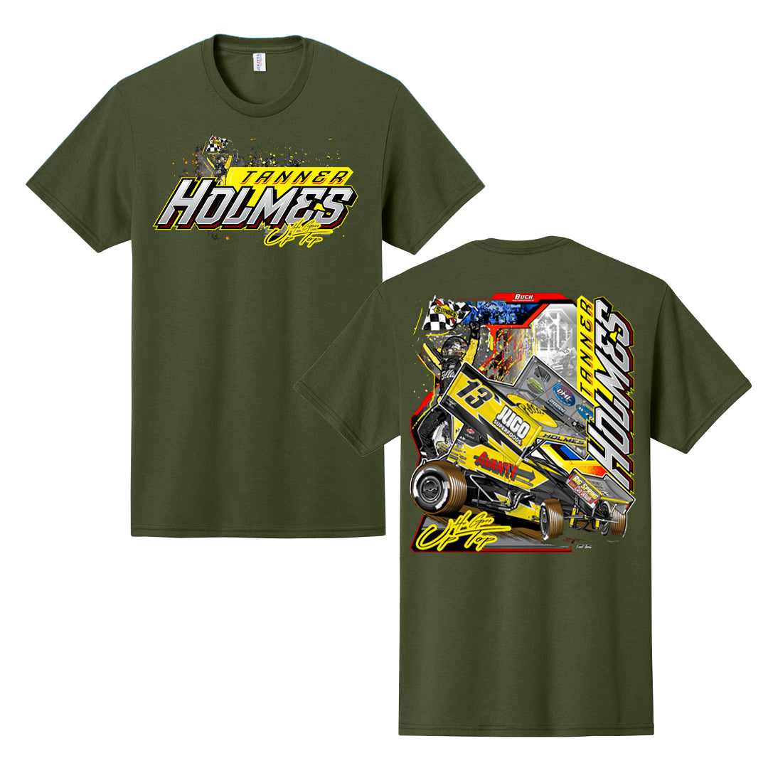 Military Green "UP TOP" T-Shirt - Adult