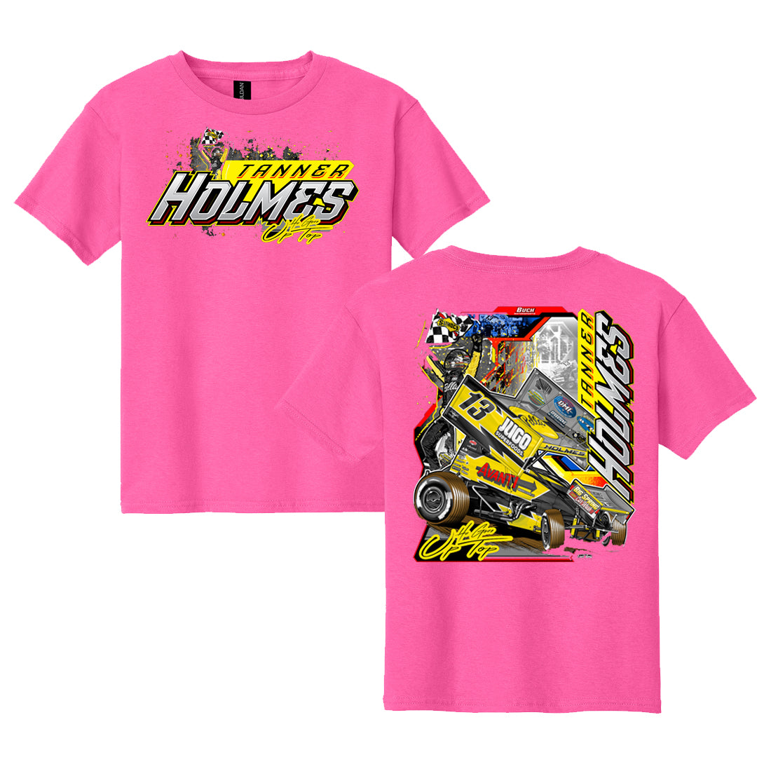 Hot Pink "UP TOP" T-Shirt - Youth