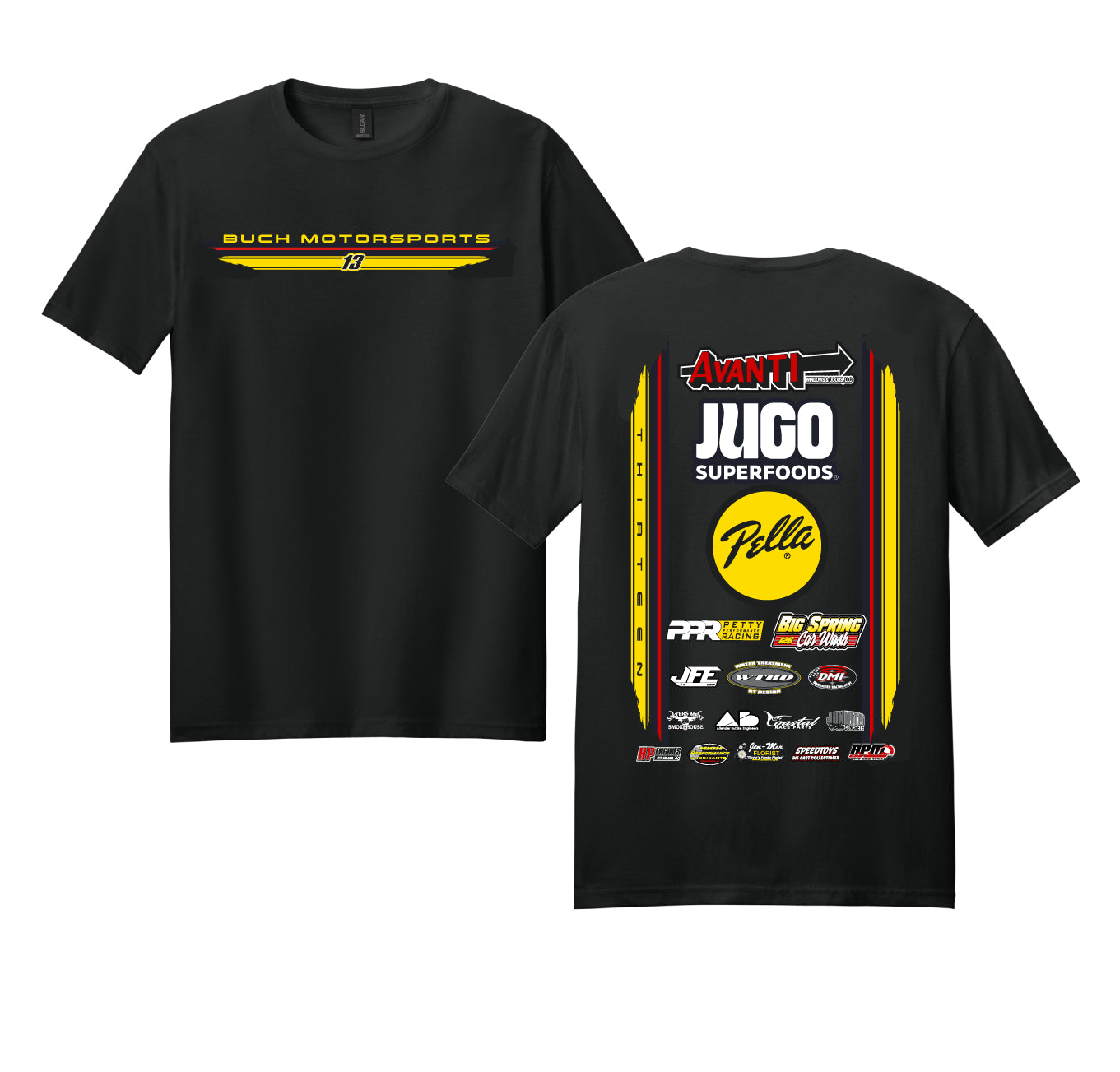 Buch Motorsports Crew T-Shirt - Adult