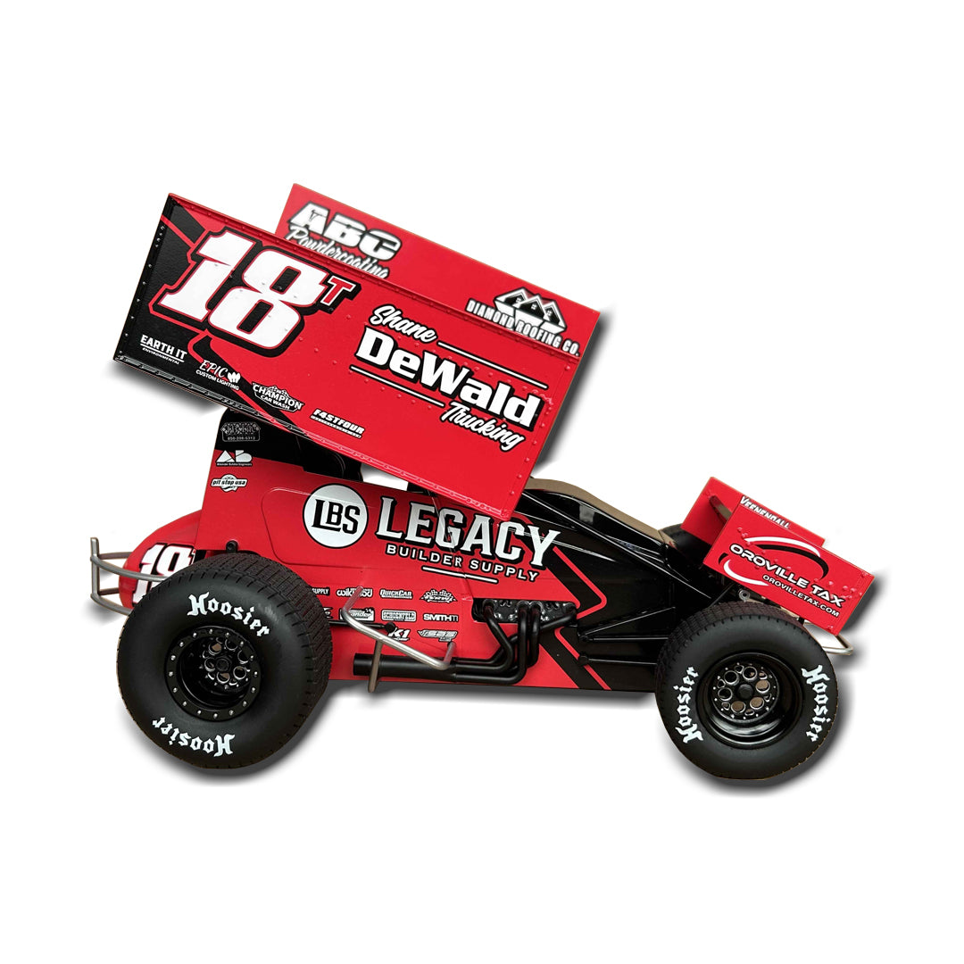 Red THR 18T Diecast Car 1:18 Scale