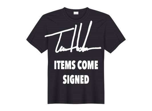 All Items Come Signed By Tanner image 0