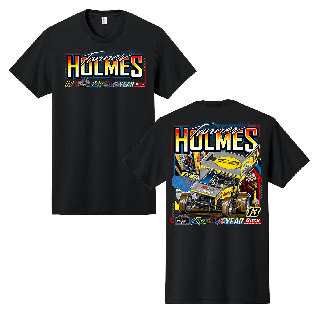 Black "ROY" T-Shirt - Adult