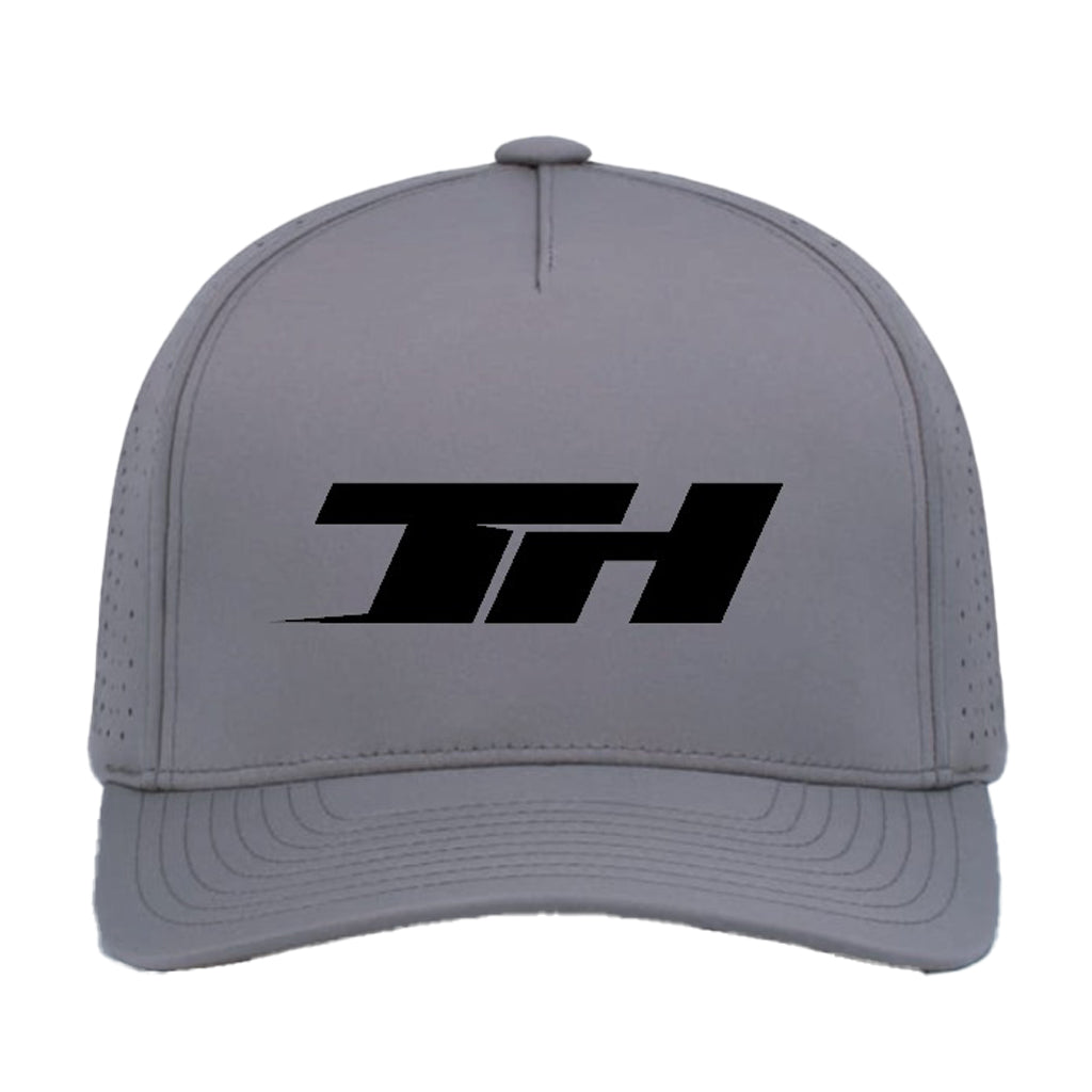 Grey TH13 Hat (Black Out)