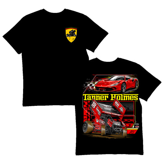 Black “Ferrari” T-Shirt - Adult