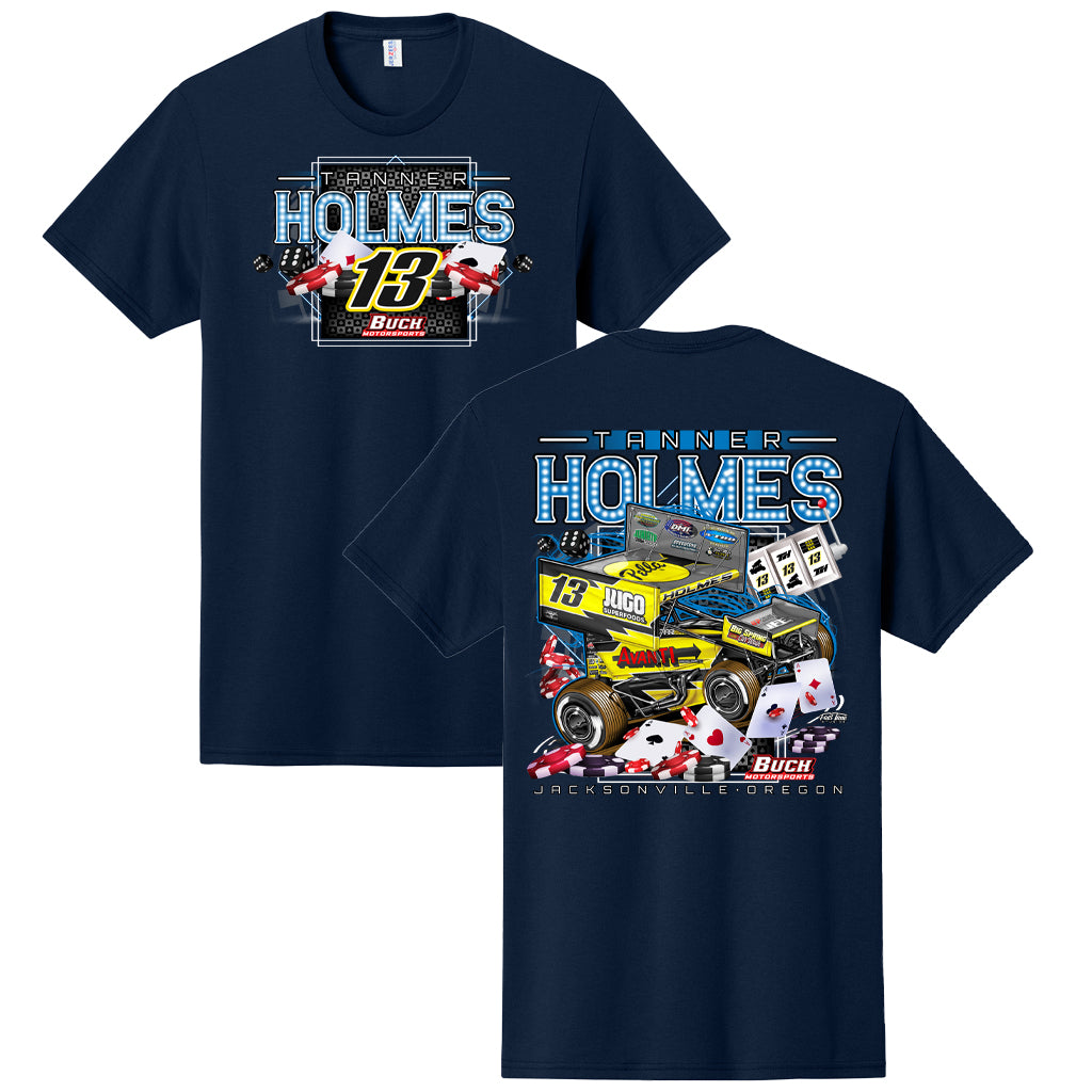 Navy "High Roller" T-Shirt - Adult