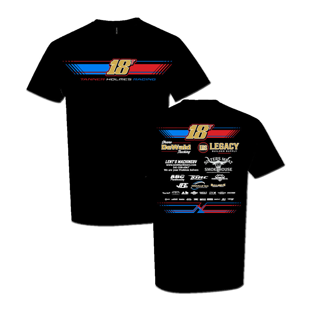 Black 2025 Knoxville "Crew" T-Shirt - Adult