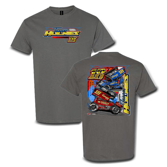 Grey 2025 Knoxville Nationals T-Shirt - Adult