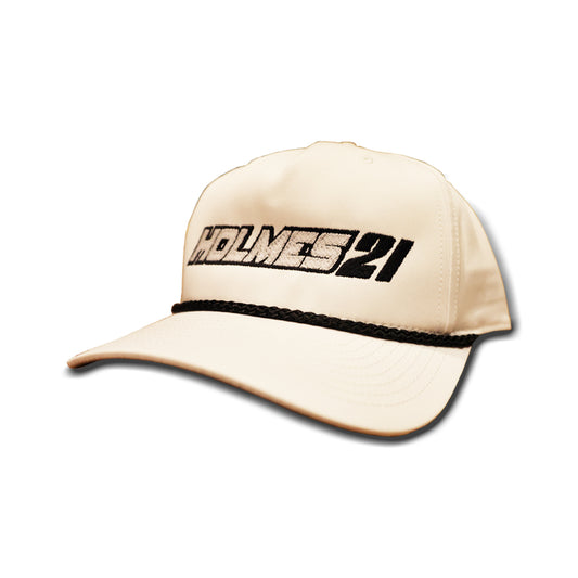White "HOLMES21" Hat image 0