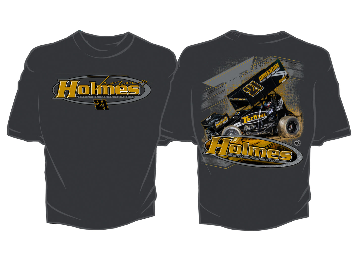 Grey "TwentyOne" T-Shirt - Adult image 0