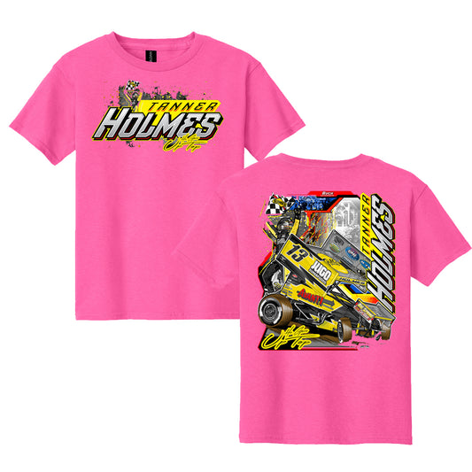 Hot Pink "UP TOP" T-Shirt - Youth