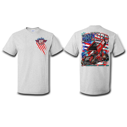 Ash “American Flag” T-Shirt - Adult